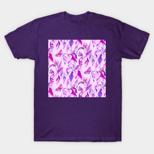 Pink Butterfly Garden T-Shirt